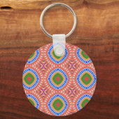 Tribale cirkels sleutelhanger (Voorkant)
