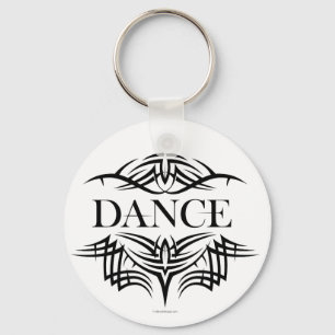 Tribale dans (vlakke dans) sleutelhanger