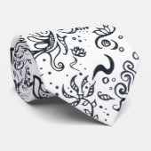 Tribale design patroon stropdas (Opgerold)