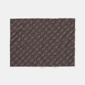 Tribale Diamant Fleece Deken (Voorkant (Horizontaal))