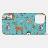Tribale dieren: bospatroon. Case-Mate iPhone case (Achterkant (horizontaal))