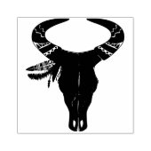 Tribale Dierenskelet Rubberstempel (Afrduk)