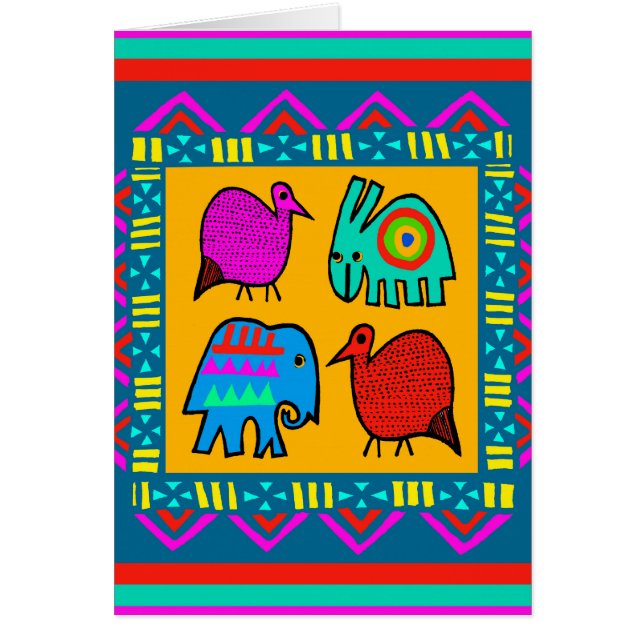 Tribale dierlijke gedistilleerde dranken (Voorkant)