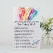 Tribale doezelaar Hoe goed ken je de verjaardag? (Staand voorkant)