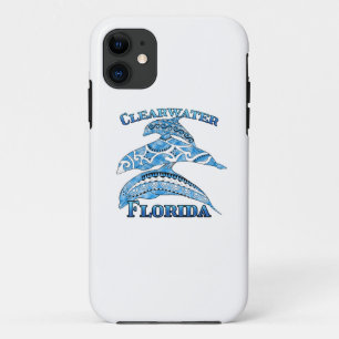 Tribale dolfijnen uit Clearwater Florida Vacation Case-Mate iPhone Case