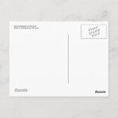 Tribale door brand briefkaart (Achterkant)