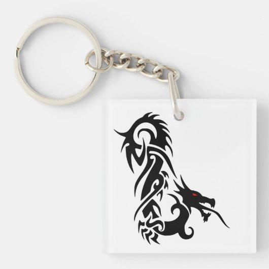 Tribale Draken Sleutelhanger (voorkant)