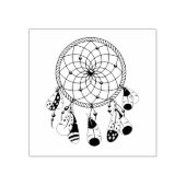 Tribale Dreamcatcher Boho Rubberstempel (Afrduk)