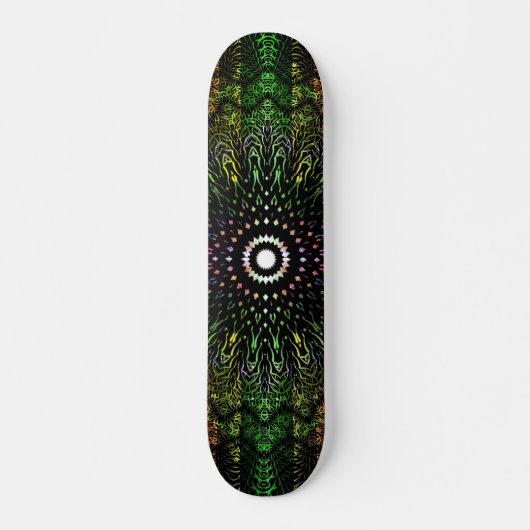 Tribale Driehoek Prisma Persoonlijk Skateboard (Voorkant)