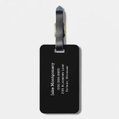 Tribale driehoeken bagagelabel (Achterkant verticaal)