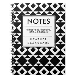 Tribale driehoeken notitieboek