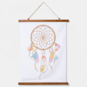 Tribale droomcatcher Boho Hangend Wandkleed (Voorkant)