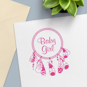 Tribale droomvanger Boho baby meisje Zelfinktende Stempel