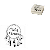 Tribale droomvanger Boho babyborrel Rubberstempel (Gestempeld)