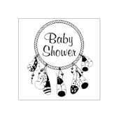 Tribale droomvanger Boho babyborrel Rubberstempel (Afrduk)