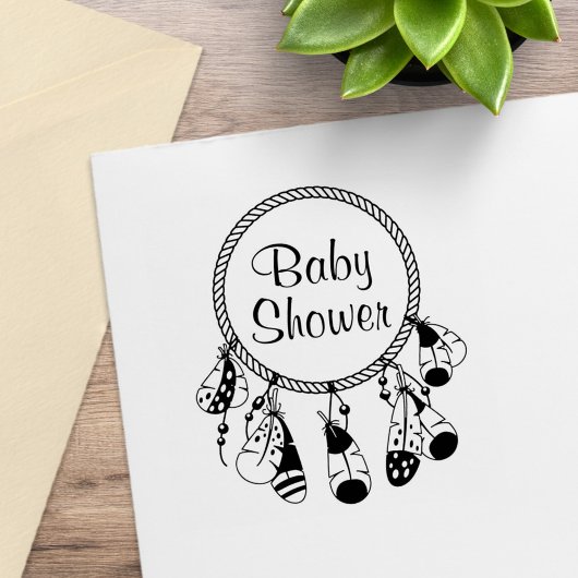 Tribale droomvanger Boho babyborrel Rubberstempel