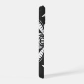 Tribale Duivel Hoofd Grafisch door BurnsInHell iPhone 15 Case (Rechterkant)
