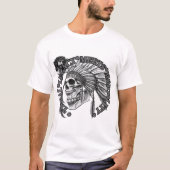 Tribale erfenis ontmoet sterfelijkheid t-shirt (Voorkant)