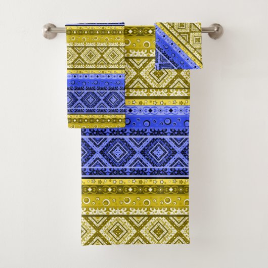 Tribale ethno boho ornamentale traditionele sierbl bad handdoek (Insitu)