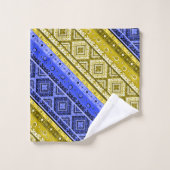 Tribale ethno boho ornamentale traditionele sierbl bad handdoek (Wasdoekje)