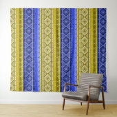 Tribale ethno boho ornamentale traditionele sierbl wandkleed (In Situ (horizontaal))