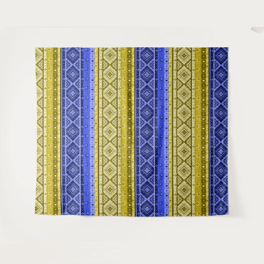 Tribale ethno boho ornamentale traditionele sierbl wandkleed (Voorkant (horizontaal))