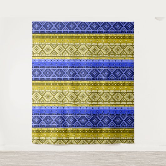 Tribale ethno boho ornamentale traditionele sierbl wandkleed (Voorkant)