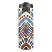 Tribale etnisch.  handtekening thermosbeker (Voorkant)