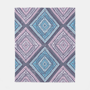 Tribale etnisch. naadloos illustratiepatroon fleece deken