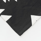 Tribale etnische achtergrond. Stijlvol primitief g Fleece Deken (Hoek)