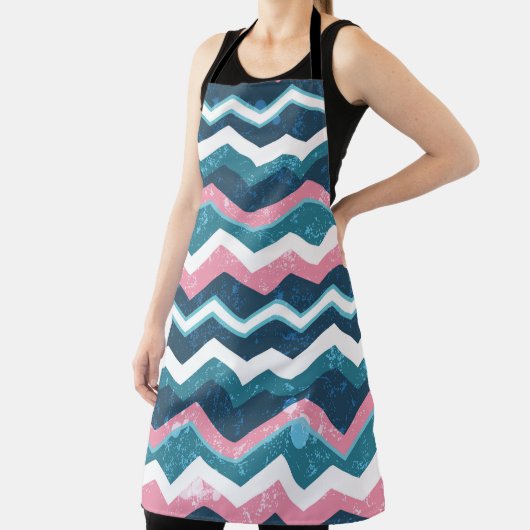 Tribale etnische hand, naadloos getrokken patroon schort (Insitu)