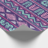 Tribale etnische naadloos cadeaupapier (Hoek)