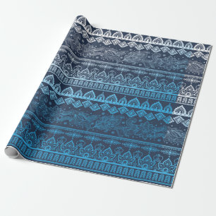 Tribale etnische naadloos cadeaupapier