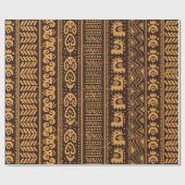 Tribale etnische naadloos cadeaupapier (Vlak)