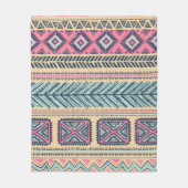 Tribale etnische naadloos fleece deken (Voorkant)