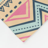 Tribale  etnische naadloos fleece deken (Hoek)
