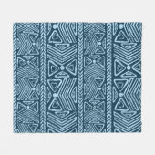 Tribale etnische naadloos fleece deken (Voorkant (Horizontaal))
