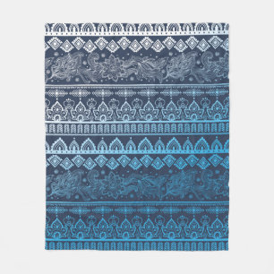 Tribale etnische naadloos  fleece deken