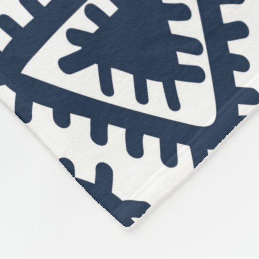 Tribale  etnische naadloos fleece deken (Hoek)