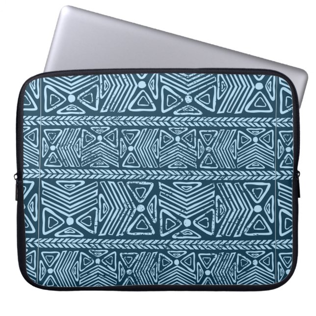 Tribale  etnische naadloos laptop sleeve (Voorkant)