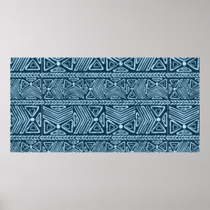 Tribale etnische naadloos poster