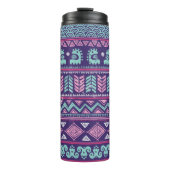 Tribale etnische naadloos thermosbeker (Voorkant)
