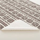 Tribale etnische naadloze handtekeningen sherpa deken (3/4)