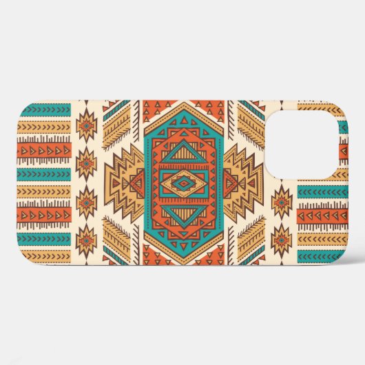 Tribale  etnische naadloze illustratie Case-Mate iPhone case (Achterkant (horizontaal))