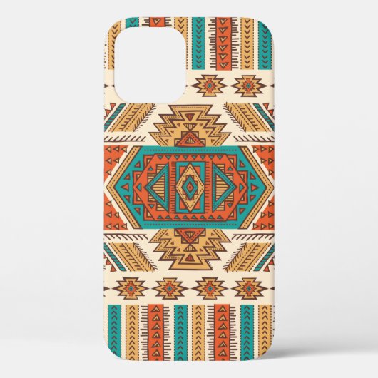 Tribale  etnische naadloze illustratie Case-Mate iPhone case (Achterkant)