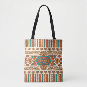 Tribale etnische naadloze illustratie tote bag
