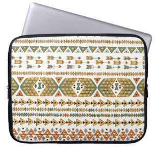 Tribale etnische naadloze patronen 3 laptop sleeve