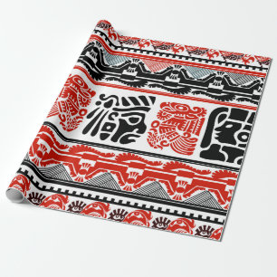 Tribale etnische naadloze patronen 5 cadeaupapier