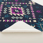 Tribale etnische naadloze patronen 6  sherpa deken (3/4)