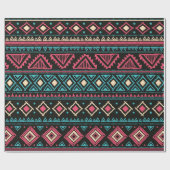 Tribale etnische naadloze patronen cadeaupapier (Vlak)
